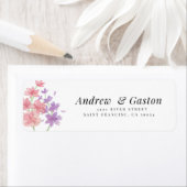 Einfaches elegantes Rücksendelabel (Insitu)