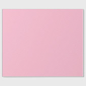 Einfaches elegantes, schmales Streifenmuster Rosa  Geschenkpapier (Flach)