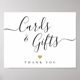 Einfaches elegantes Schriftzeichen-Hochzeitskarten Poster