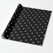 Einfaches elegantes Schwarz-weißes Monogramm Mit M