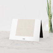 Einfaches, elegantes schwarzes Hochzeitsgrau Foto Karte (Rückseite)