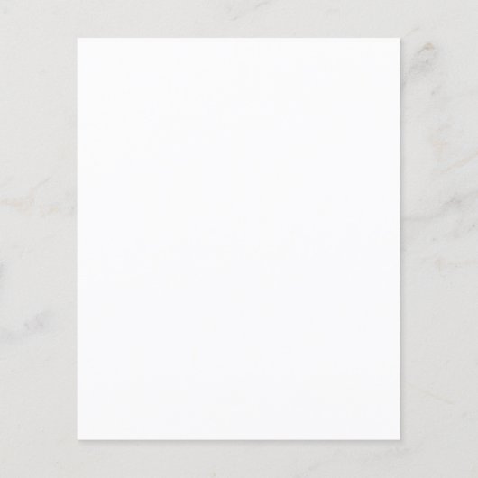 Einfaches elegantes Script-Brautparty (Rückseite)