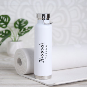 Einfaches Elegantes Skript Süße Brautjungfer Hochz Trinkflasche