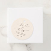 Einfaches elegantes Skriptgeschlecht offenbart Bei Geschenkanhänger (Beispiel)