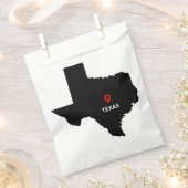 Einfaches elegantes Staat der Texas Gastgeschenk H Geschenktütchen (Ausgeschnitten)