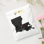 Einfaches elegantes Staat von Louisiana Wedding Geschenktütchen (Versiegelt)