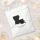 Einfaches elegantes Staat von Louisiana Wedding Geschenktütchen (Ausgeschnitten)