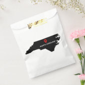 Einfaches elegantes Staat von North Carolina Weddi Geschenktütchen (Versiegelt)