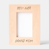 Einfaches elegantes Tagesgeschenk für Große Mütter Geätzte Rahmen (Vorderseite)