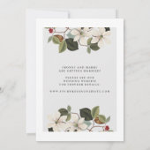 Einfaches elegantes Text und Foto | SAVE THE DATE Einladung (Rückseite)