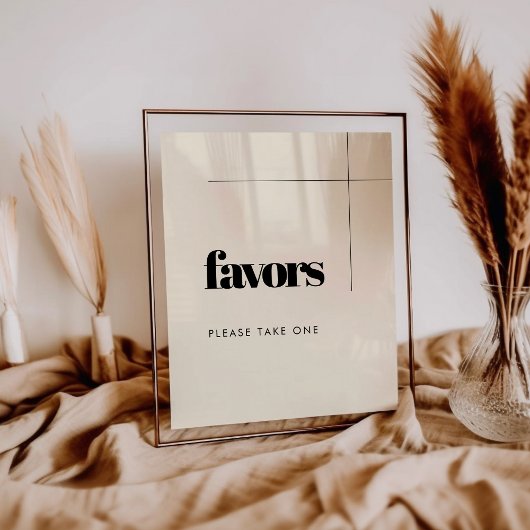 Einfaches, elegantes und elegantes Gastgeschenke H Poster