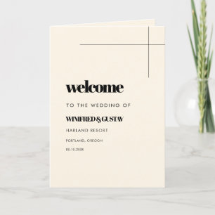 Einfaches, elegantes und elegantes Hochzeitsprogra Programm
