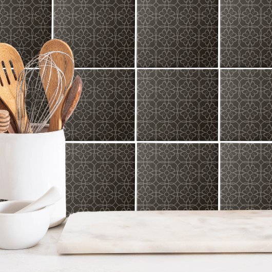 Einfaches elegantes Vintag geometrisches Muster Fliese