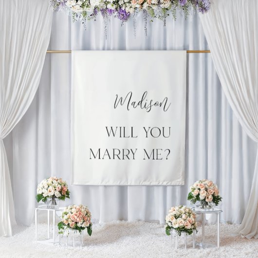 Einfaches elegantes Vorschlagskonzept Wandteppich