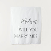 Einfaches elegantes Vorschlagskonzept Wandteppich (Vorderseite)