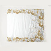 Einfaches elegantes White-Balloon-Tapestry Wandteppich (Vorderseite (Horizontal))