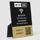 Einfaches elegantes WLAN QR-Netzwerkkennwort Fotoplatte (Seite)
