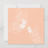 Einfaches empfindliches einladung (Rückseite)