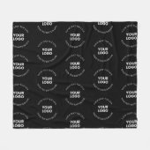 Einfaches Ersetzen von Logos und bearbeitbarem Tex Fleecedecke (Vorderseite (Horizontal))