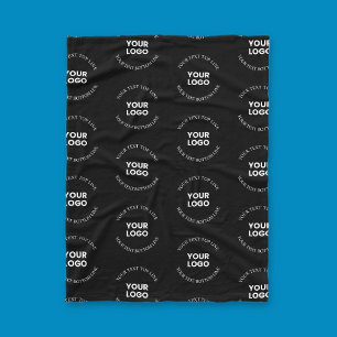 Einfaches Ersetzen von Logos und bearbeitbarem Tex Fleecedecke