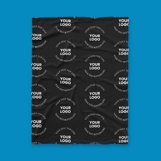 Einfaches Ersetzen von Logos und bearbeitbarem Tex Fleecedecke