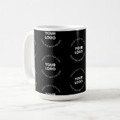 Einfaches Ersetzen von Logos und bearbeitbarem Tex Kaffeetasse (Vorderseite Links)