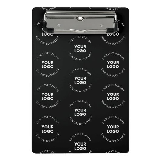 Einfaches Ersetzen von Logos und bearbeitbarem Tex Mini Klemmbrett (Vorderseite)