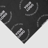 Einfaches Ersetzen von Logos und bearbeitbarem Tex Seidenpapier (Detail)