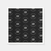 Einfaches Ersetzen von Logos und bearbeitbarem Tex Serviette (Vorderseite)