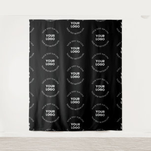 Einfaches Ersetzen von Logos und bearbeitbarem Tex Wandteppich