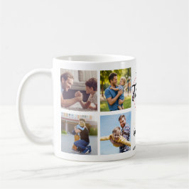 Einfaches erstes Vatertags-Bildercollage | Papa  Kaffeetasse