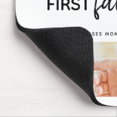 Einfaches erstes Vatertags-Bildercollage | Papa Mousepad (Ecke)