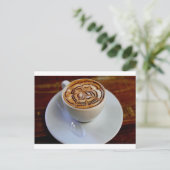 Einfaches Espresso Cup und Saucer Einzigartiges De Postkarte (Stehend Vorderseite)