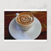 Einfaches Espresso Cup und Saucer Einzigartiges De Postkarte (Vorderseite)