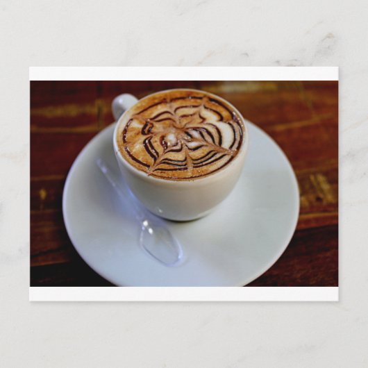 Einfaches Espresso Cup und Saucer Einzigartiges De Postkarte (Vorderseite)
