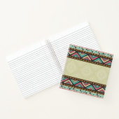 Einfaches Ethnic Tribal Tiki Muster | Notebook Notizblock (Innenseite)