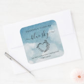 Einfaches Etikett — VOLL verwendbare Aufkleberetik Quadratischer Aufkleber (Umschlag)