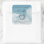 Einfaches Etikett — VOLL verwendbare Aufkleberetik Quadratischer Aufkleber (Tasche)