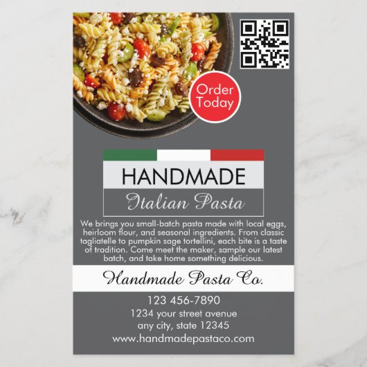 Einfaches Etsy / Handmade-Shop-Flyer Flyer (Vorne)