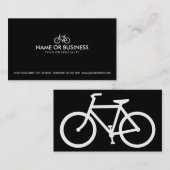 einfaches Fahrrad Visitenkarte (Vorne/Hinten)