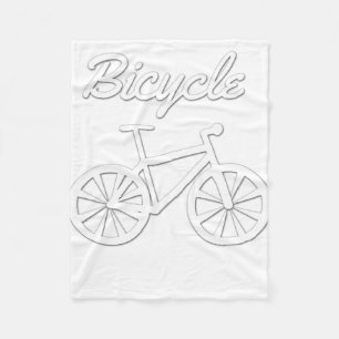 Einfaches Fahrraddesign Fleecedecke