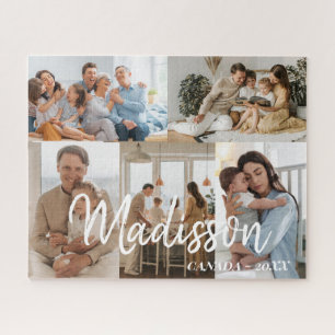 Einfaches Familienfoto Puzzle
