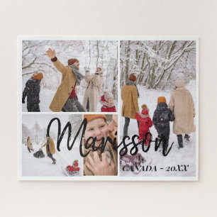 Einfaches Familienfoto Puzzle