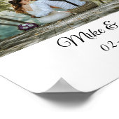 einfaches, farbenfrohes minimales Foto speichern S Poster (Ecke)