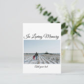 einfaches, farbenfrohes, minimalistisches Beileid Postkarte (Stehend Vorderseite)