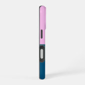 Einfaches farbenfrohes Patchwork-Design mit geomet iPhone 16 Hülle (Rechte Seite)