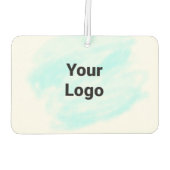 einfaches, farbiges Design verleihen Ihrem Logo ei Autolufterfrischer (Rückseite)