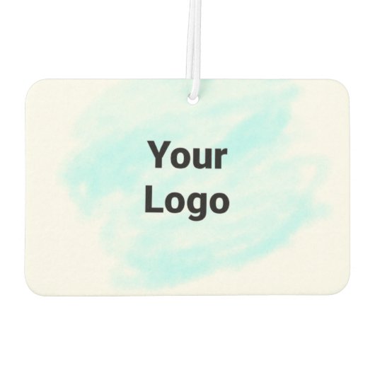 einfaches, farbiges Design verleihen Ihrem Logo ei Autolufterfrischer (Rückseite)