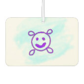 einfaches, farbiges Design verleihen Ihrem Logo ei Autolufterfrischer (Vorderseite)