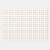 Einfaches, farbiges geometrisches Muster Stilvoll Geschenkpapier Set (Vorderseite 2)